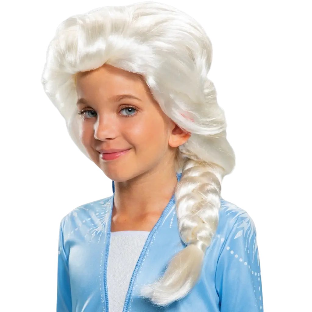 Elsa Disney™ Kinder Perücke - Schneekönigin Zubehör