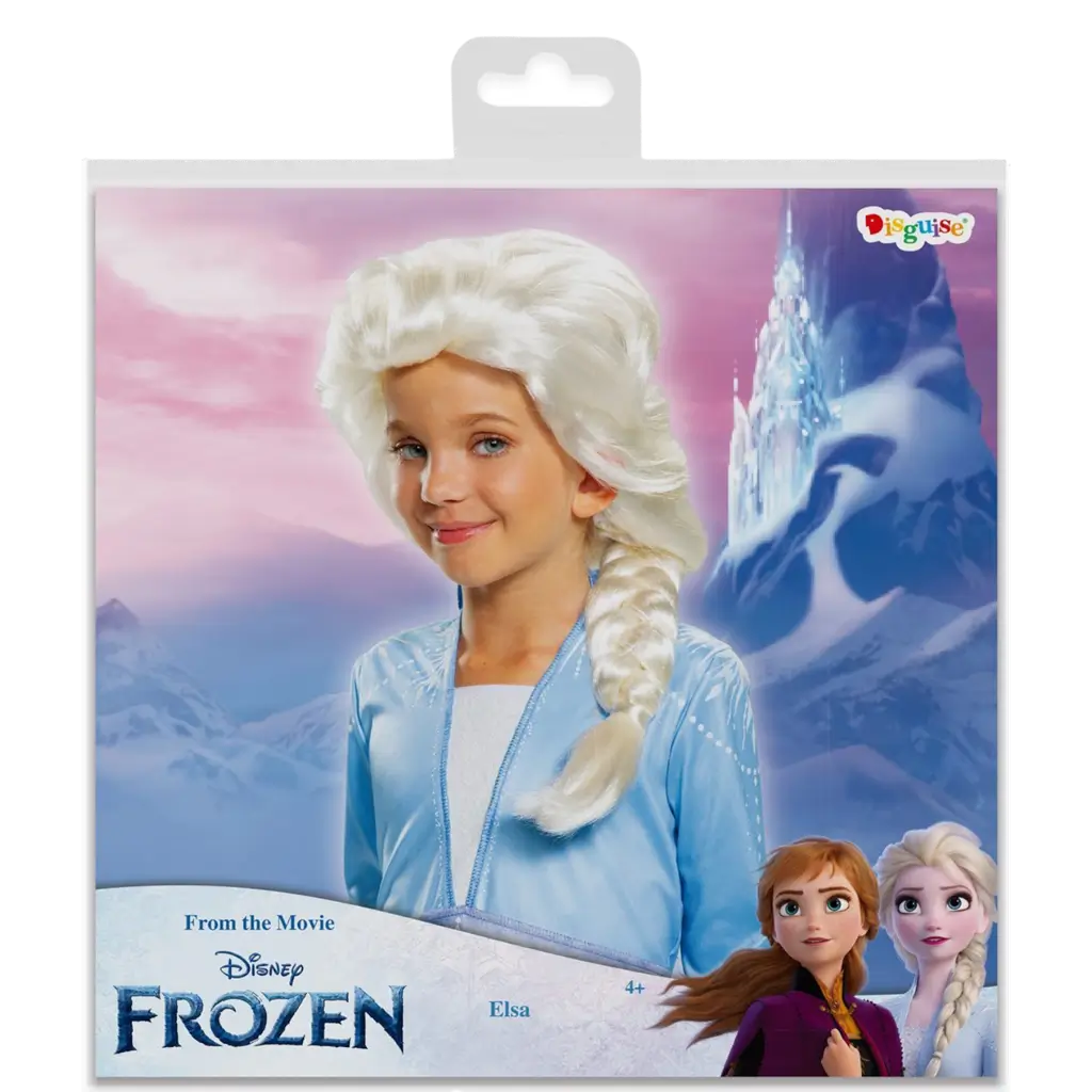 Elsa Disney™ Kinder Perücke - Schneekönigin Zubehör