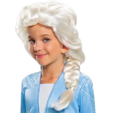 Elsa Disney™ Kinder Perücke - Schneekönigin Zubehör