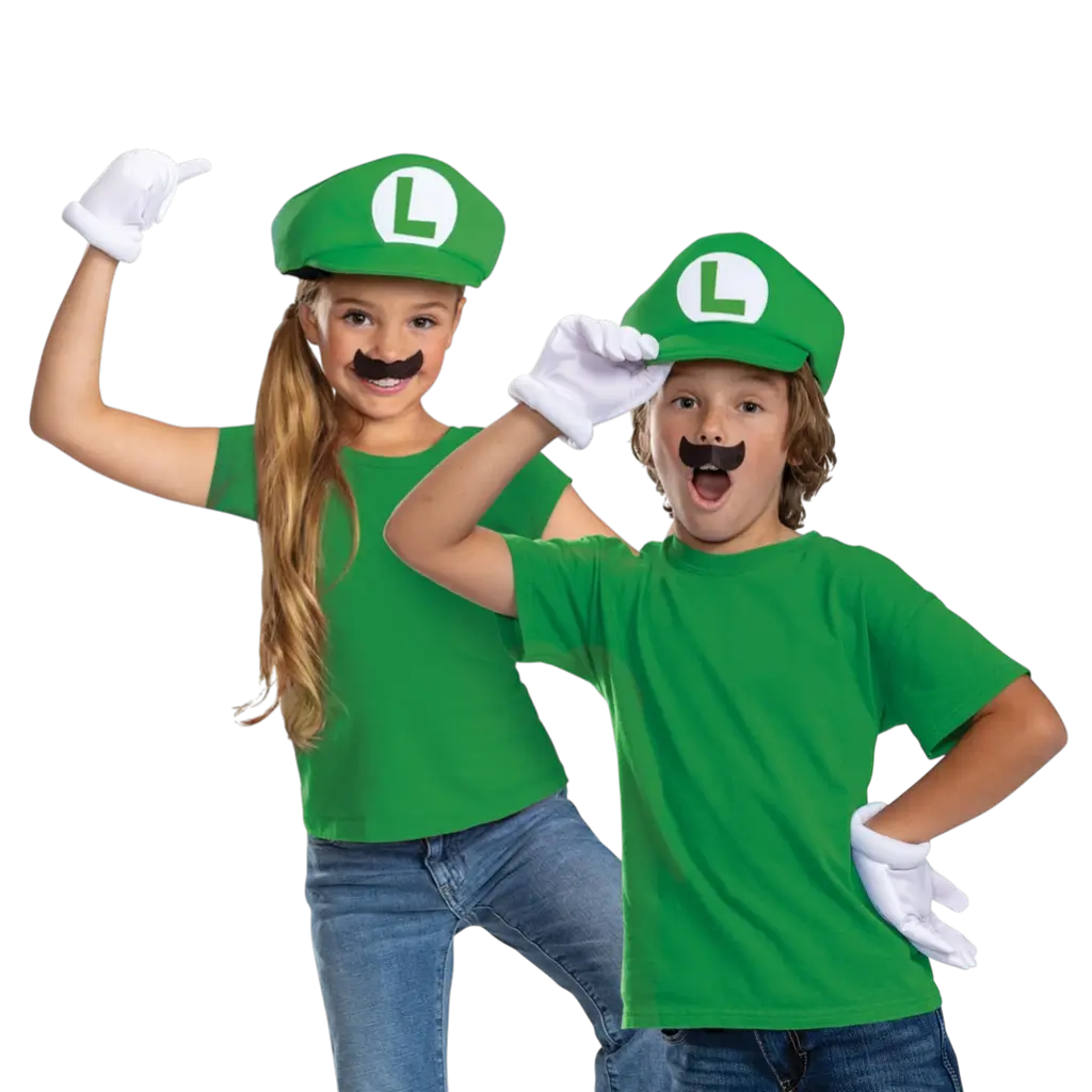 Luigi Super Mario™ Zubehör-Set Kind