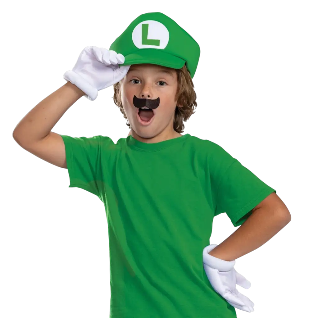 Luigi Super Mario™ Zubehör-Set Kind
