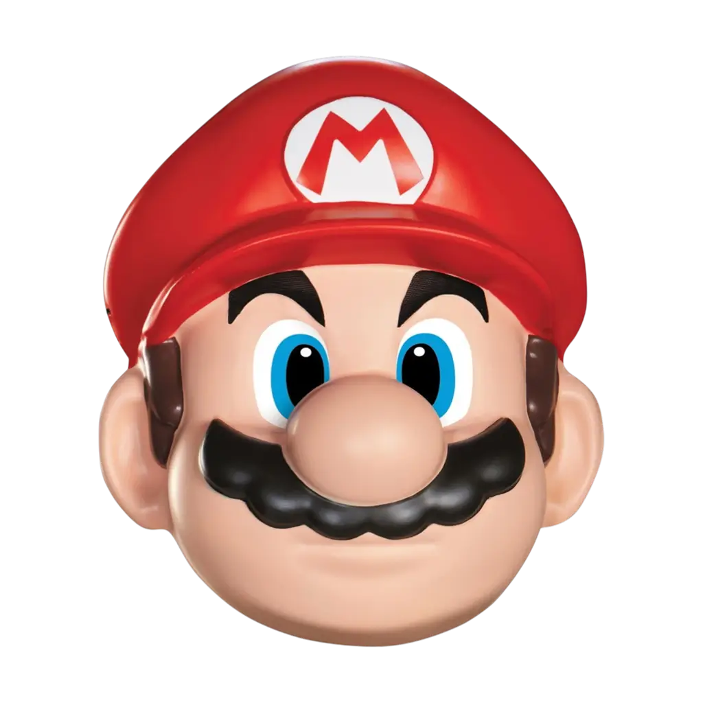 Super Mario™ Mario-Maske Erwachsene - Zubehör Verkleidung