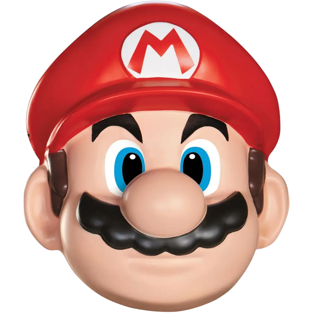 Super Mario™ Mario-Maske Erwachsene - Zubehör Verkleidung
