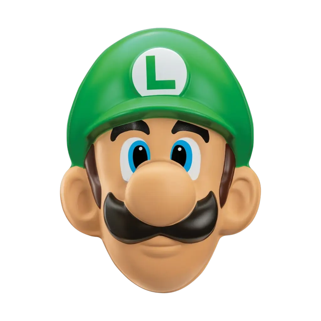 Luigi Super Mario™ Maske Erwachsene - Zubehör Verkleidung
