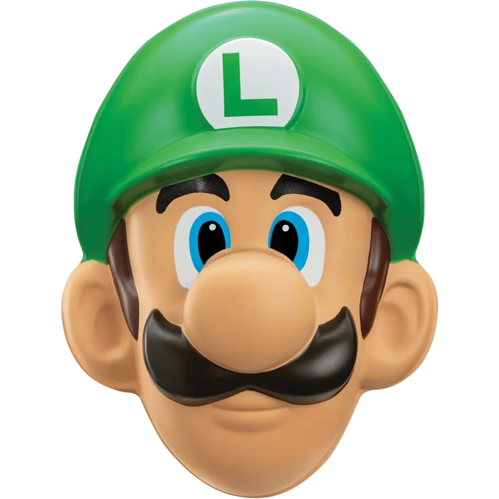 Luigi Super Mario™ Maske Erwachsene - Zubehör Verkleidung
