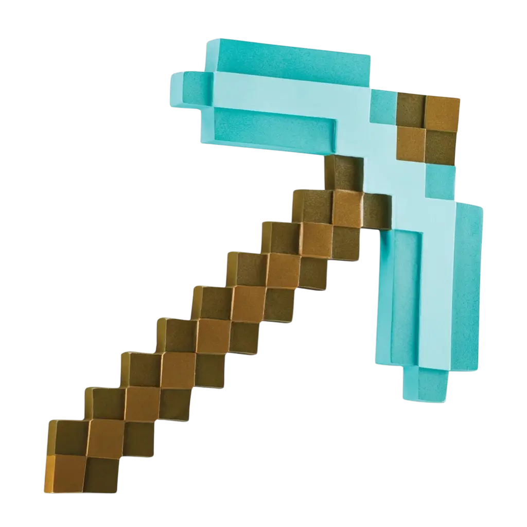 Minecraft™ Spitzhacke - Zubehör Kinderkostüm