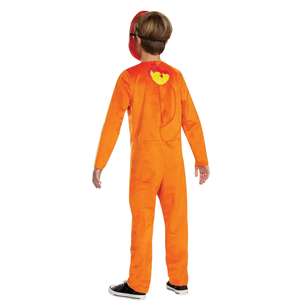 Pokémon™ Salamander-Kostüm für Kinder 7-8 Jahre