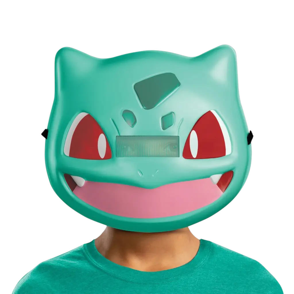 Masque Bulbizarre™ Pokémon™ enfant – masque officiel Pokémon™ avec élastique