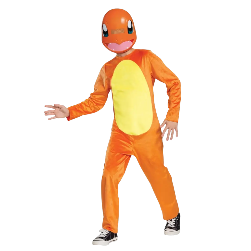 Pokémon™ Kinder Maske Salamèche - Zubehör Verkleidung