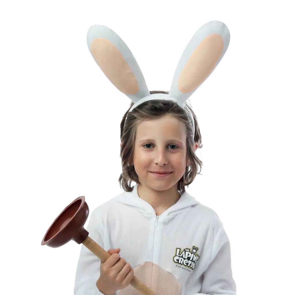 Rabbids™ Haarreif - Zubehör Kinderkostüm