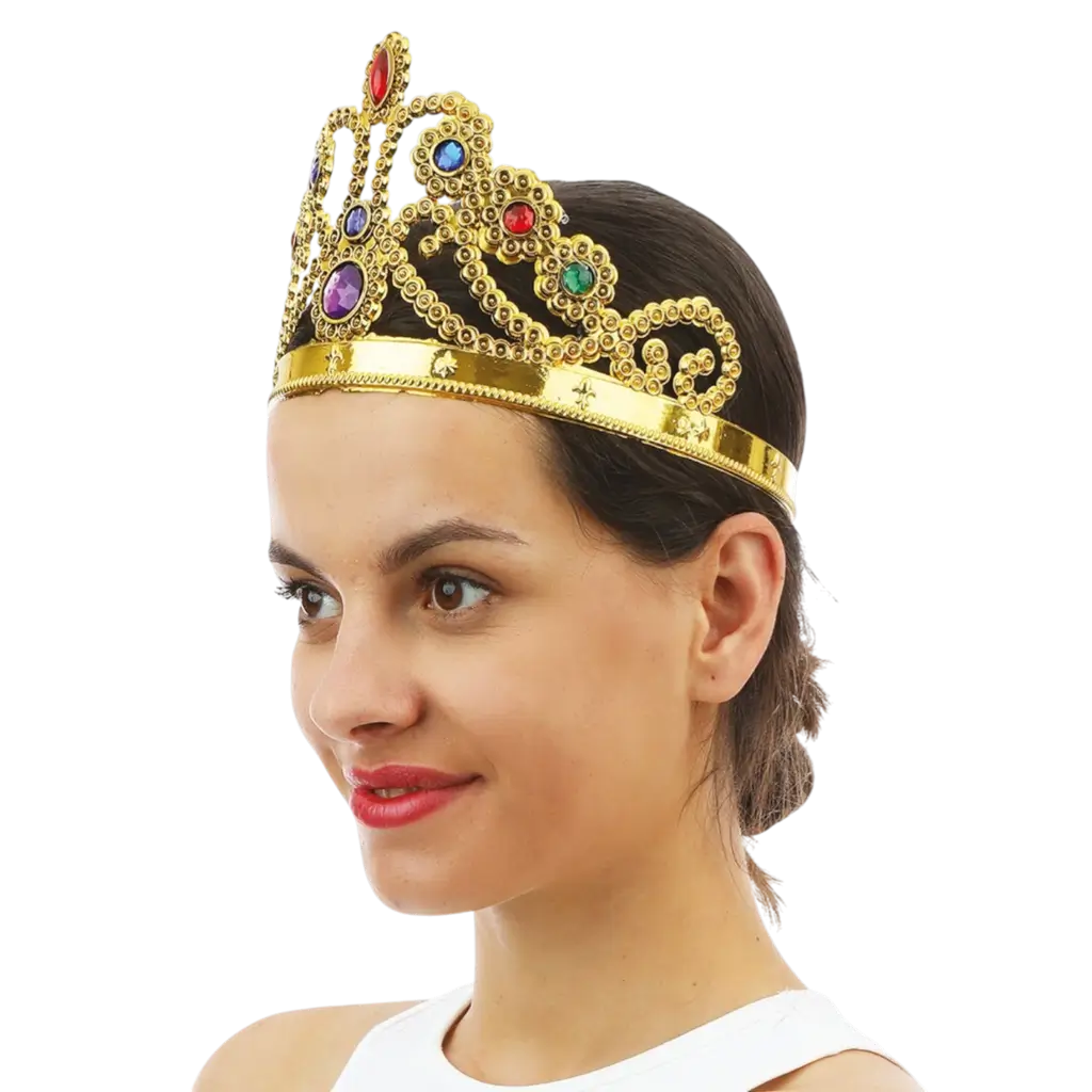 Königinnenkrone Gold - Accessoires Prinzessin Kind
