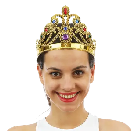 Königinnenkrone Gold - Accessoires Prinzessin Kind