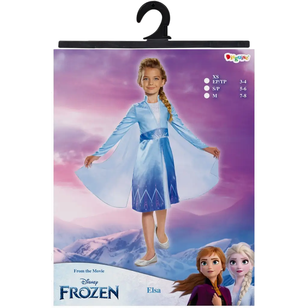 Disney™ Schneekönigin Elsa Kostüm Kind 3-4 Jahre - Prinzessin Kostüm
