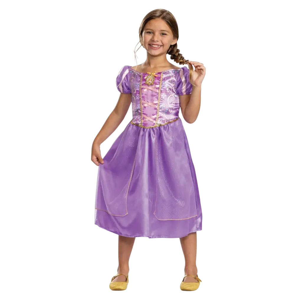 Disney™ Rapunzel Kinderkostüm 3-4 Jahre - Prinzessinnen-Kostüm