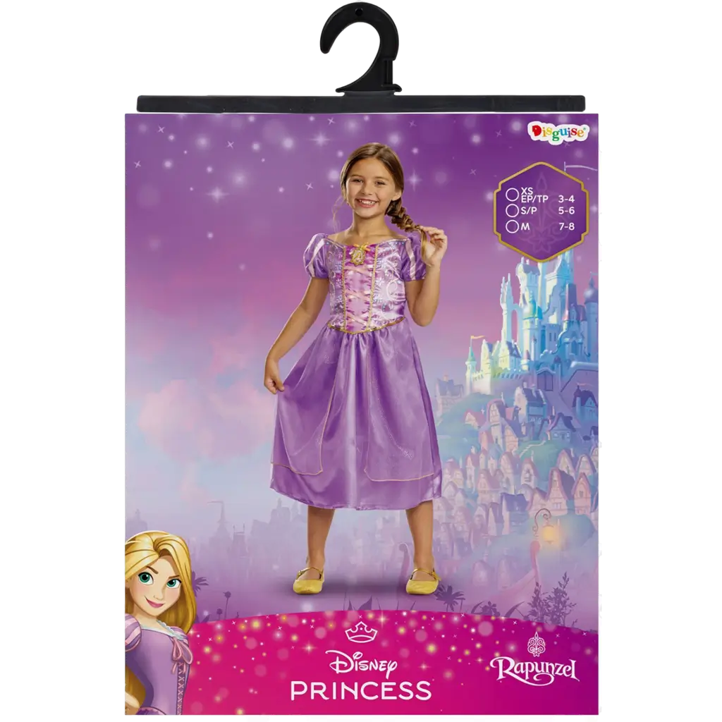 Disney™ Rapunzel Kinderkostüm 3-4 Jahre - Prinzessinnen-Kostüm