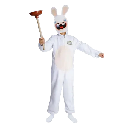 Rabbids™ Kinderkostüm 7-9 Jahre - Kinderkostüm