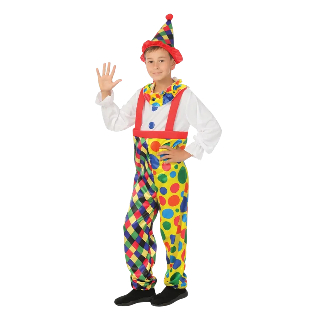 Clown Kostüm Kind 5-6 Jahre - Clown Kostüm