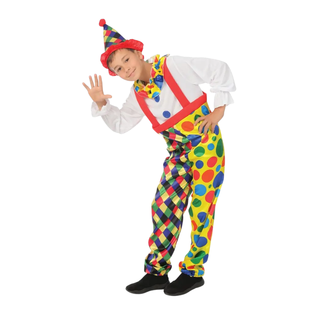 Clown Kostüm Kind 5-6 Jahre - Clown Kostüm