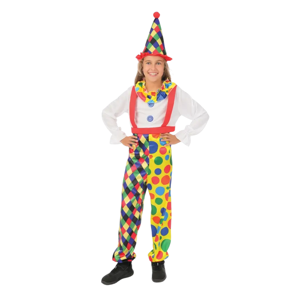 Clown Kostüm Kind 5-6 Jahre - Clown Kostüm