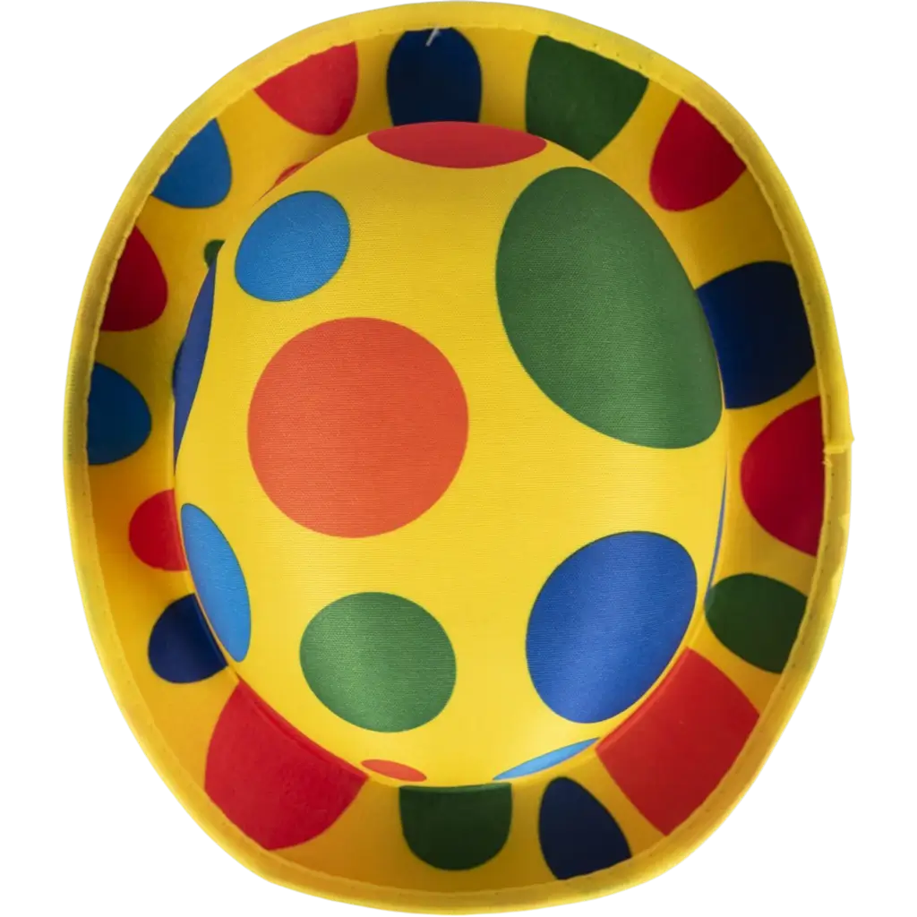 Melone Clownhut Erwachsene - Zubehör Verkleidung