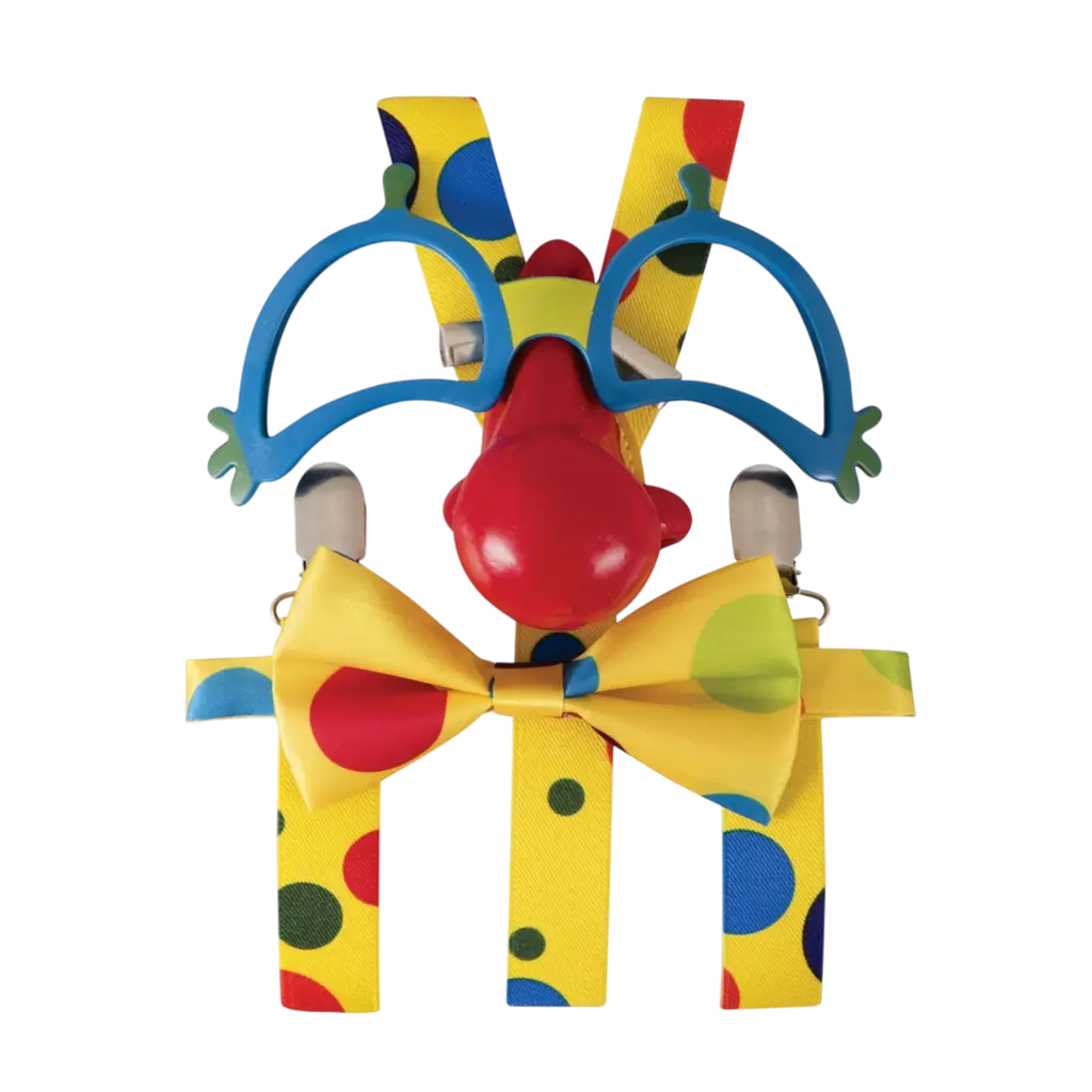 Clown-Set für Erwachsene - Zubehör für Kostüme