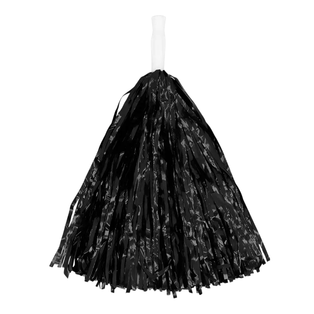 Pom Pom Schwarz - Zubehör Cheerleader EVJF Party Animation