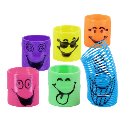 Federn Kinderspielzeug x6 Smile - Geburtstagsgeschenke Gäste