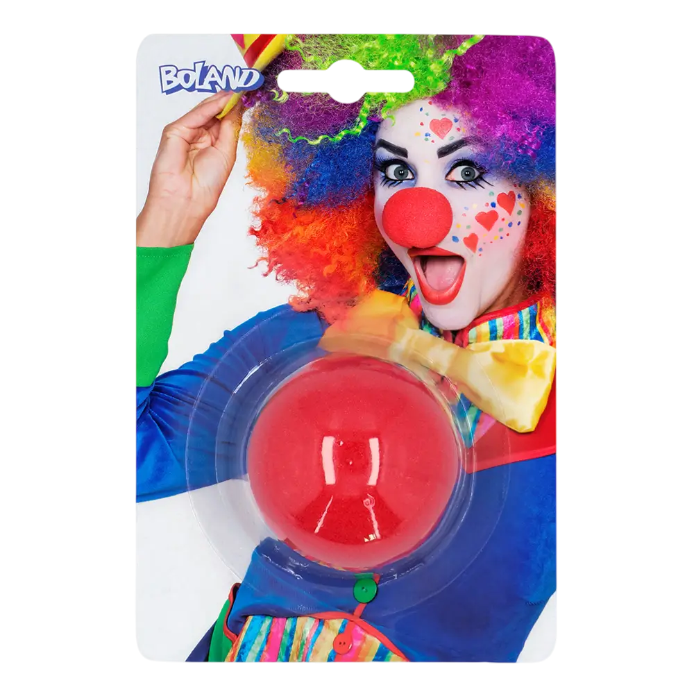 Rote Nase Clown - Zubehör Karnevalskostüm Clown Kinder