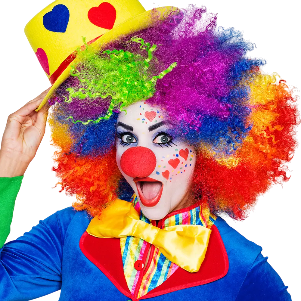 Rote Nase Clown - Zubehör Karnevalskostüm Clown Kinder
