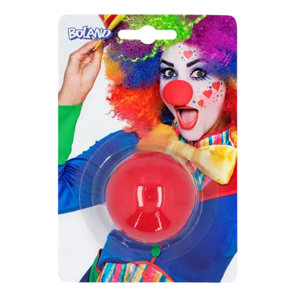 Rote Nase Clown - Zubehör Karnevalskostüm Clown Kinder