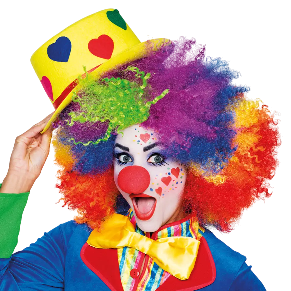 Komplettes Clown Make-up Set - Karneval Halloween Kinderschminke