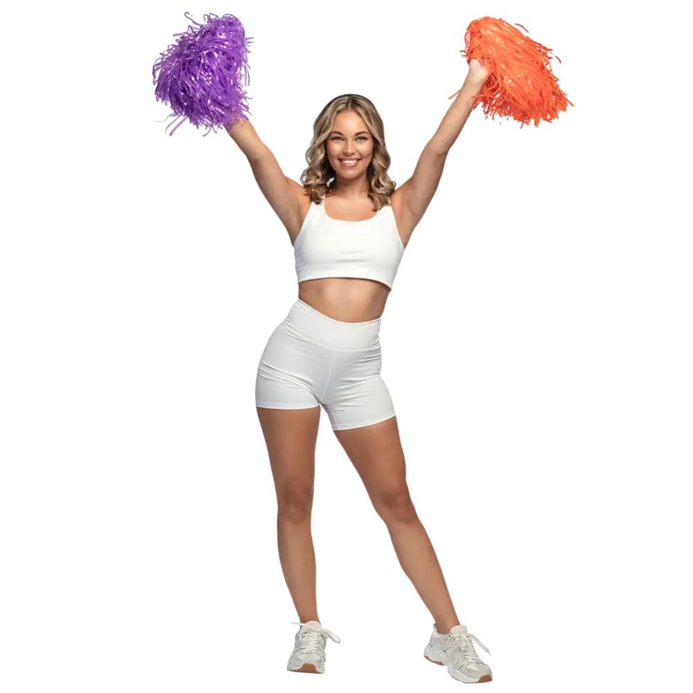 Pom Pom Orange - Zubehör Cheerleader Animation