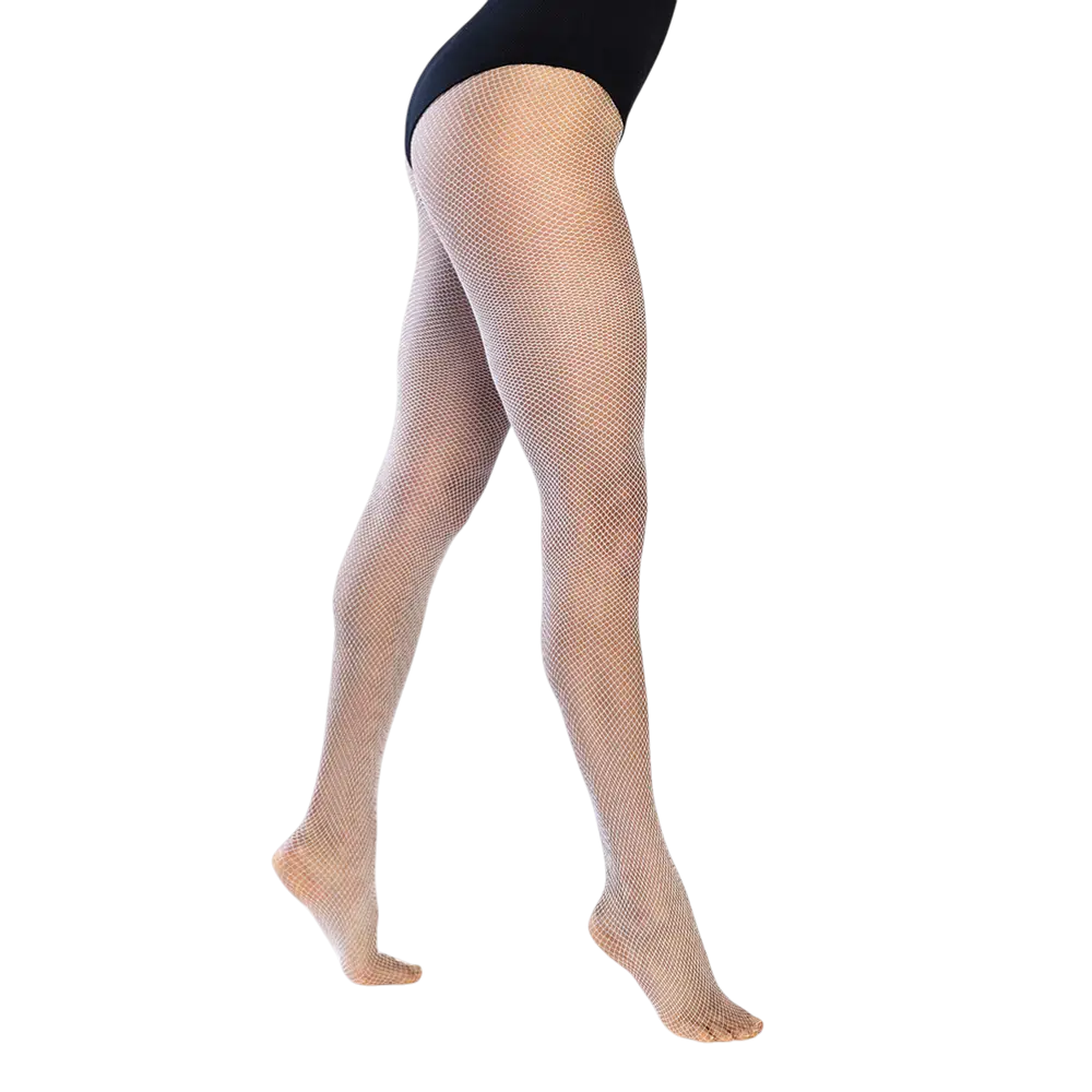 Weiße Netzstrumpfhose für Frauen - Sexy Party-Kostüm-Zubehör