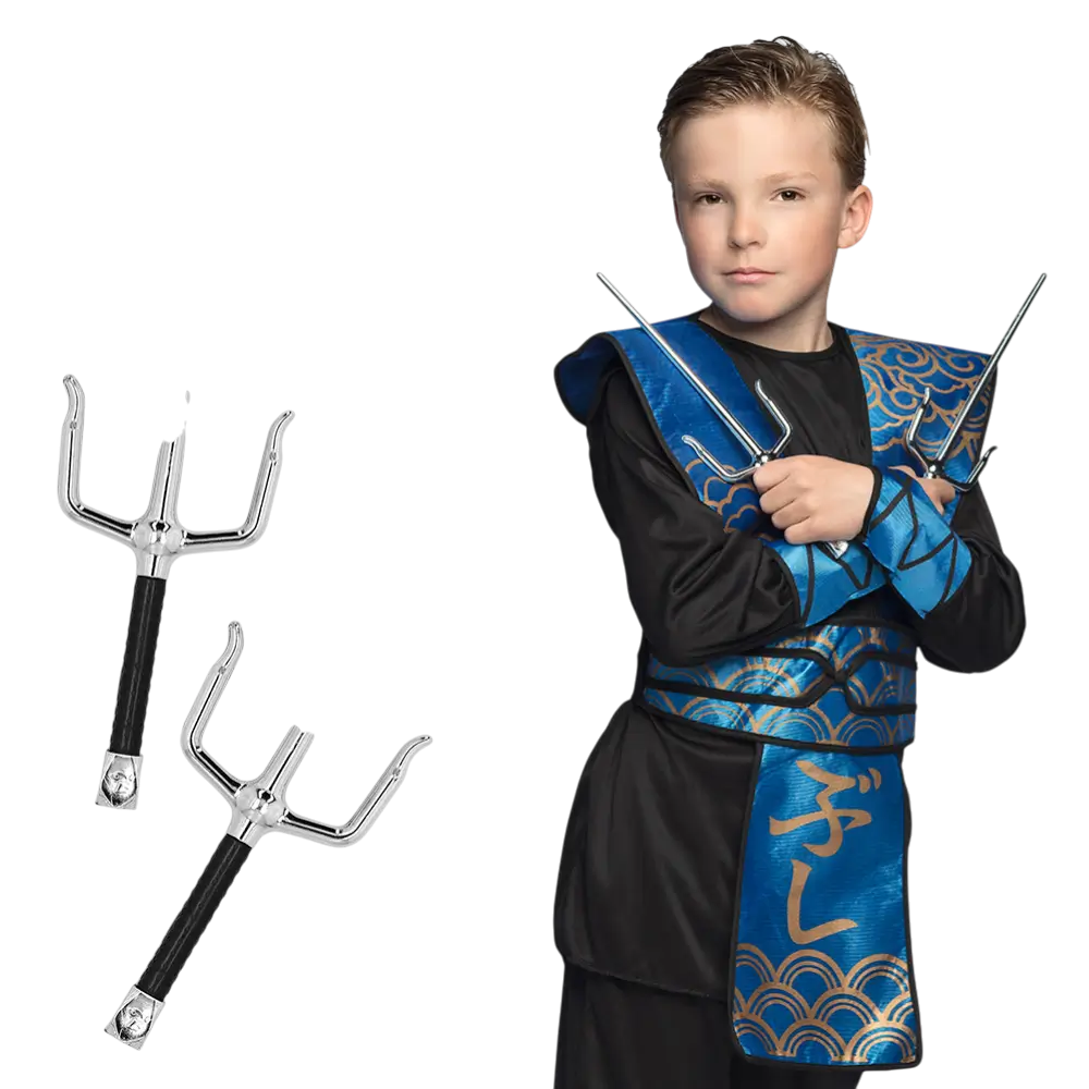 Kit 2 Sai Ninja - Zubehör Ninja-Kostüm