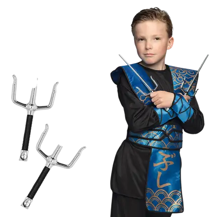 Kit 2 Sai Ninja - Zubehör Ninja-Kostüm