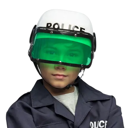 Kinder-Polizeihelm - Geburtstagskostüm Jungen