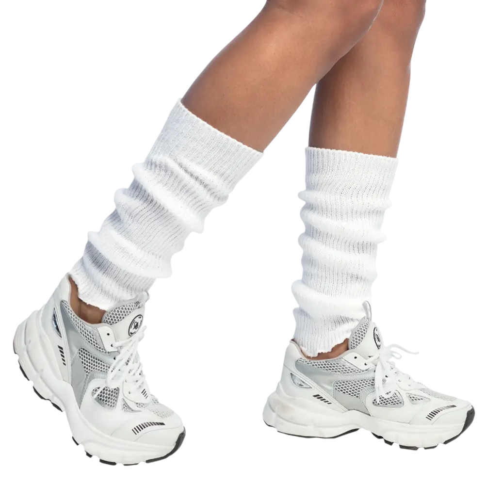 Beinlinge Überziehsocken Weiß - Zubehör Kostüm Disco Dance