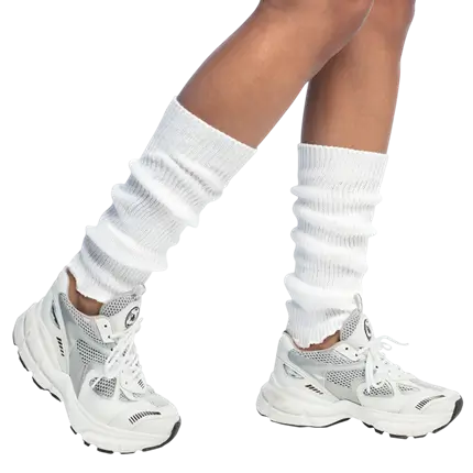 Beinlinge Überziehsocken Weiß - Zubehör Kostüm Disco Dance