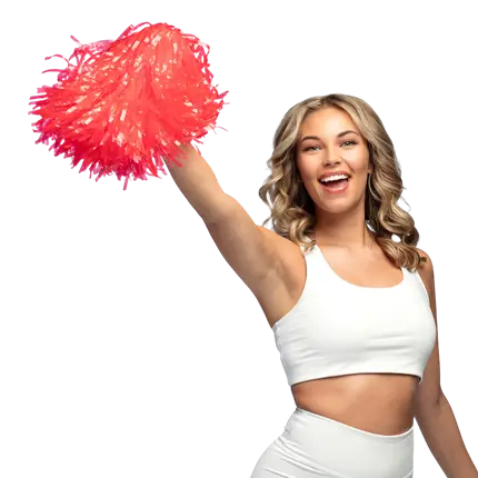 Pom Pom Rouge - Accessoires Cheerleader EVJF