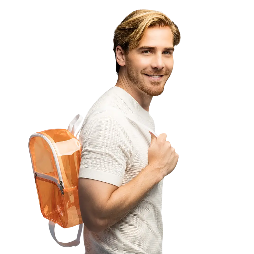 Rucksack Fluo Orange - Zubehör Festival Party Fluo