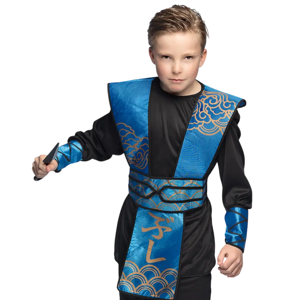 Ninja-Waffen-Set für Kinder 7-teilig - Zubehör Verkleidung Kampf Samurai