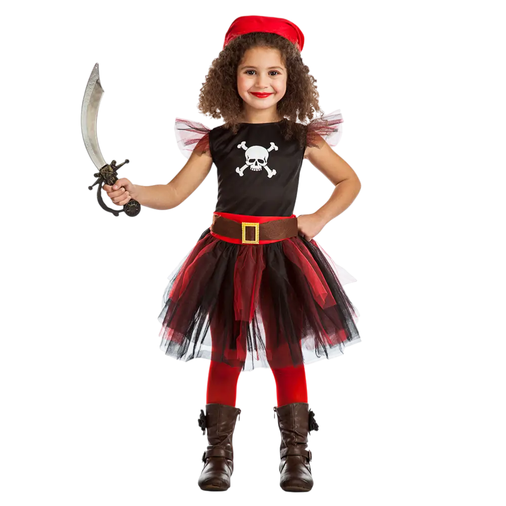 Piratenkostüm Mädchen 3-4 Jahre - Freibeuter Kostüm Kinder Party