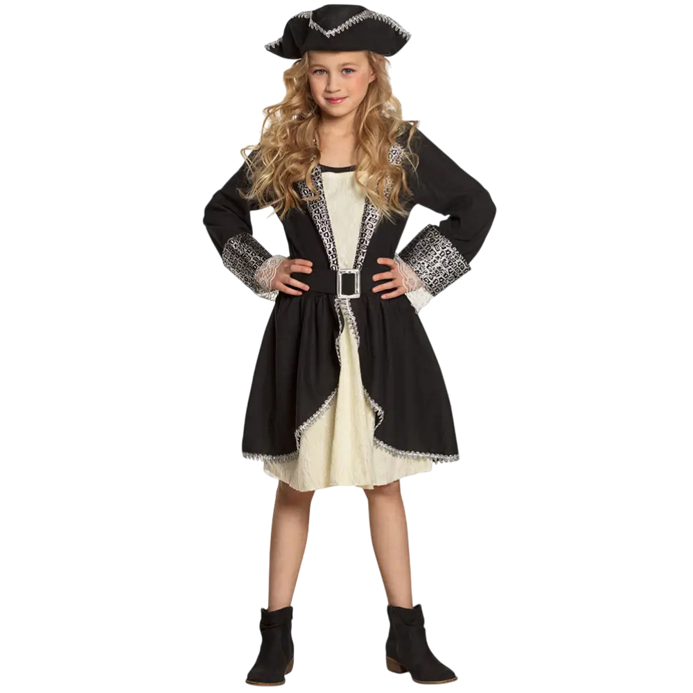 Piratenkostüm Mädchen 4-6 Jahre - Kostüm Abenteurerin Kind Karneval