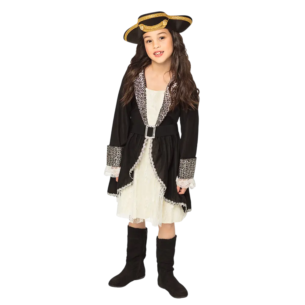 Piratenkostüm Mädchen 4-6 Jahre - Kostüm Abenteurerin Kind Karneval