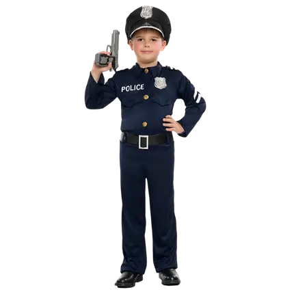Polizeikostüm Kind 3-4 Jahre - Polizeikostüm Junge Karneval