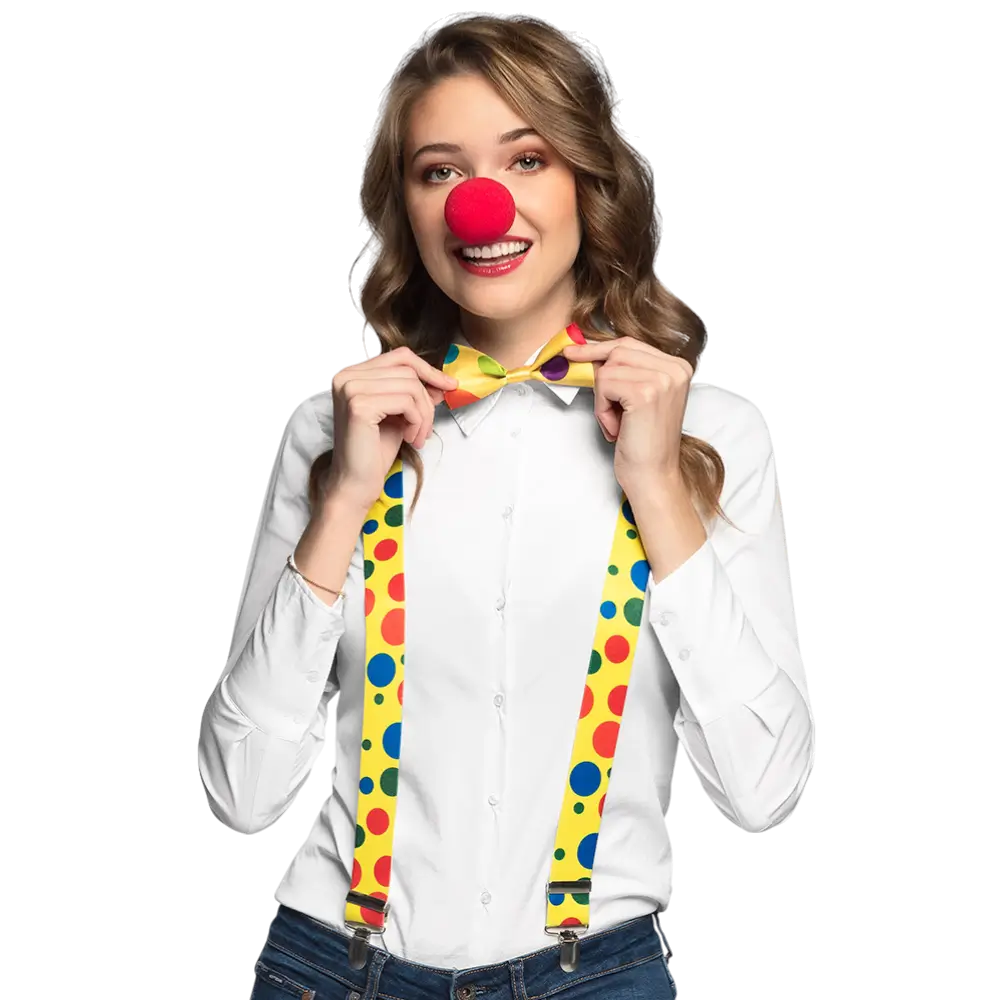 Clown-Komplettset für Kinder - Zubehör Verkleidung Karneval Party