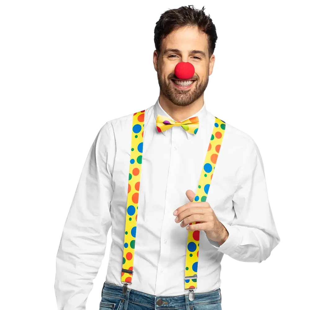 Clown-Komplettset für Kinder - Zubehör Verkleidung Karneval Party
