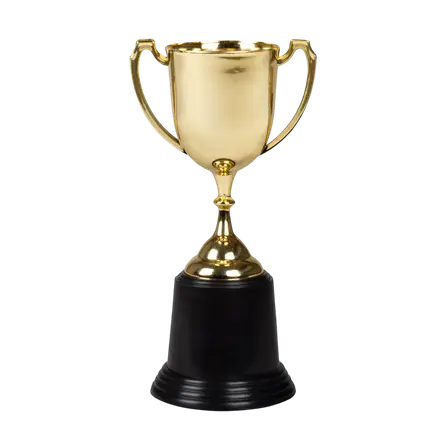 Trophäe Gold Pokal Sieg - Belohnung Spiele Wettbewerb Jubiläum