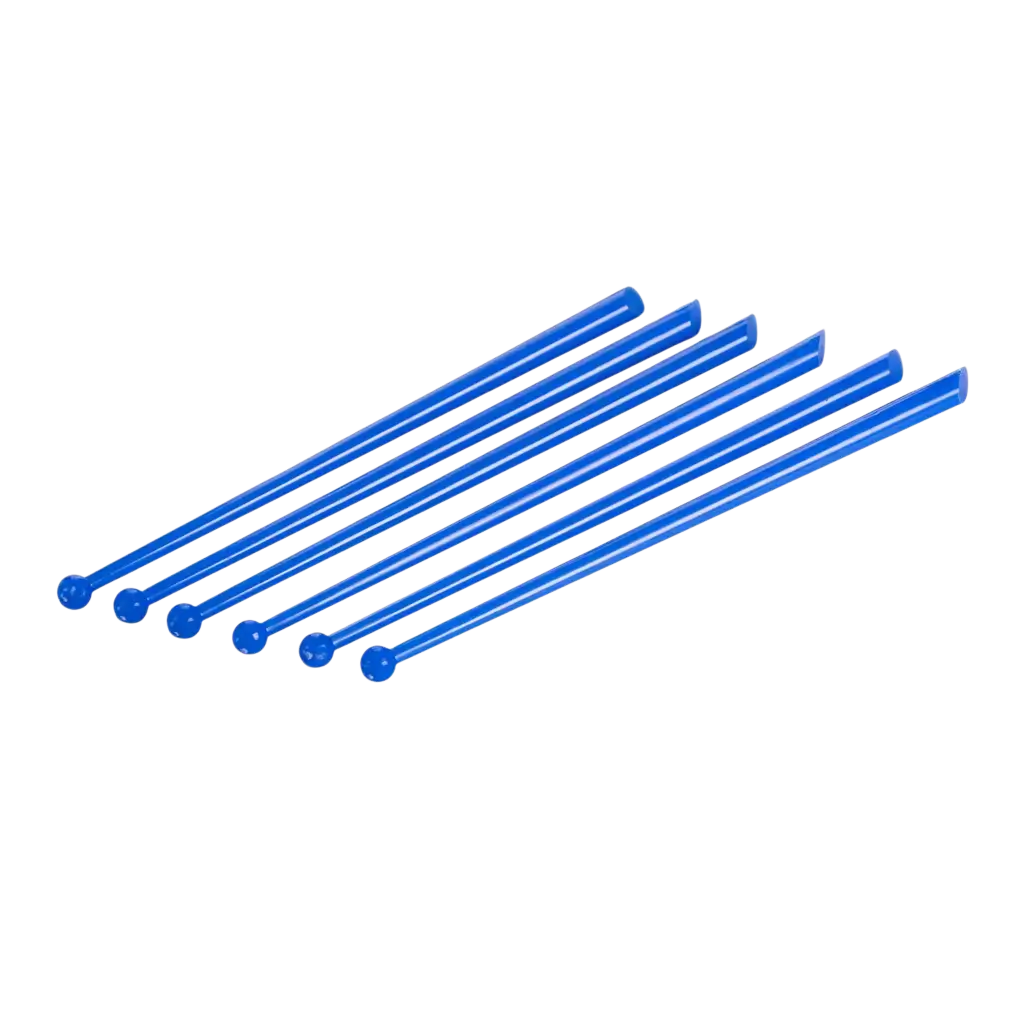 Cocktailrührer Typ PILLON 16cm aus blauem PP - wiederverwendbar (100er Pack)