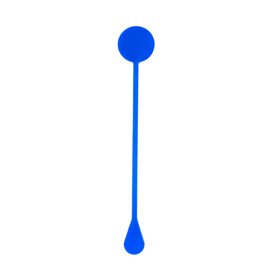 Cocktailrührer 17cm aus blauem PP (Mojito, Caïpi) - wiederverwendbar (100 Stück)